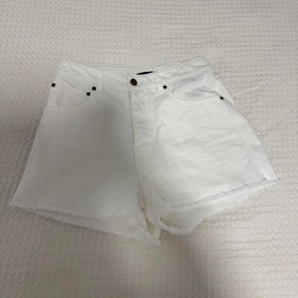 White Denim Shorts Size US 27 - WORE ONCE - Picture 1 of 5